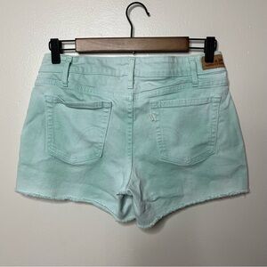 Levi’s Mint Green Cut Off Jean Shorts Women’s Size 4